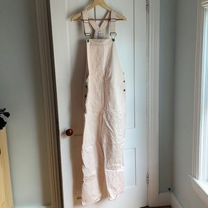 The Nines by Hatch Peach Maternity Overalls | 16